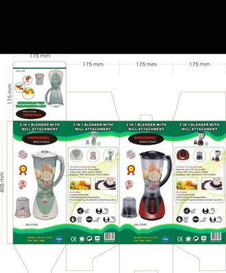 EUROSONIC 2 IN 1 BLENDER ES-1731F