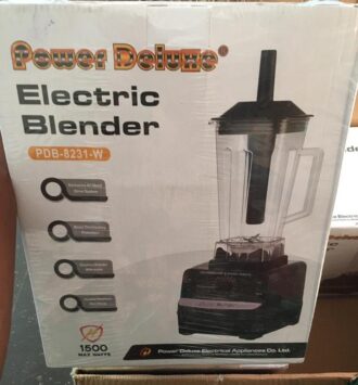 POWER DELUXE ELECTRIC BLENDER PDB-8231-W