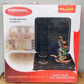Eurosonic 4Burner Gas Cooker ( ES3840 ) ES 3840