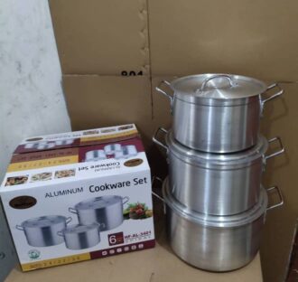 HOFFNER ALUMINIUM COOKWARE SET 6PCS HFAL-3401