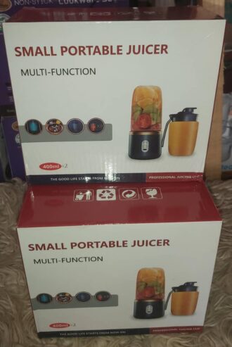 PORTABLE RECHARGEABLE JUICER WITH DOUBLE CUP 400ML