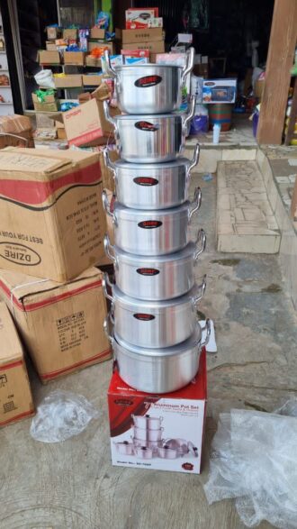 DZIRE 7PCS ALUMINIUM POT DZ-72 AP