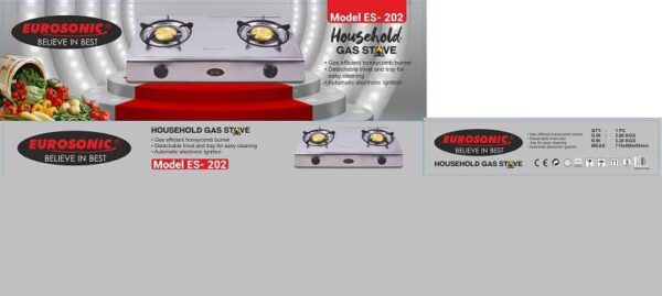EUROSONIC GAS STOVE ES-202 ES202