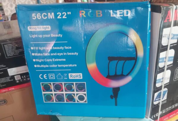 22 INCHES RGB RING LIGHT 22RNGLGT