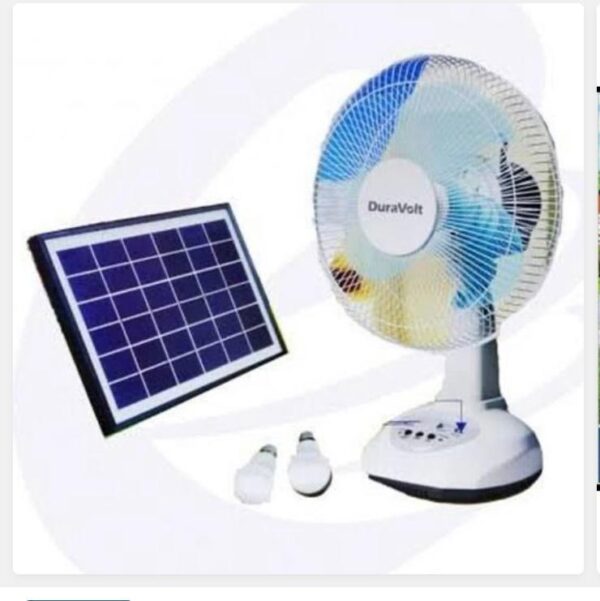 3in1 RECHARGEABLE TABLE/WALL SOLAR FAN KG2401