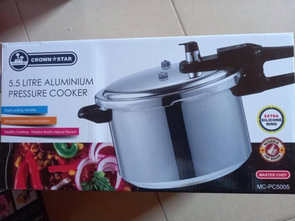 5.5L LONG HAND PUSHUP CROWNSTAR PRESSURE POT