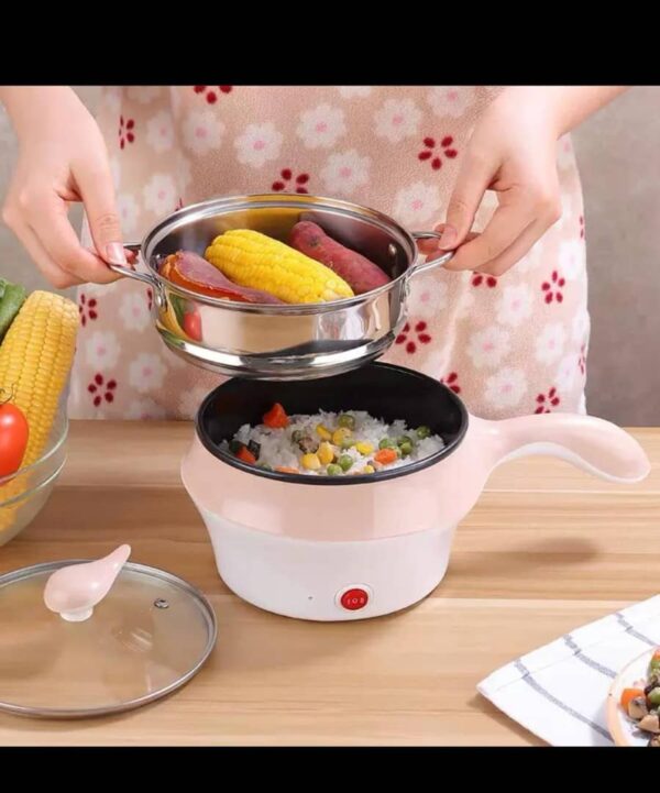 ELECTRIC COOKING POT WITH STEAMER ECTCK