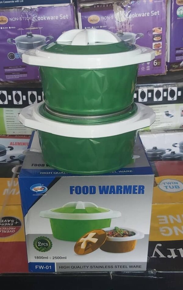 SMP 2PCS FOOD WARMER FW01