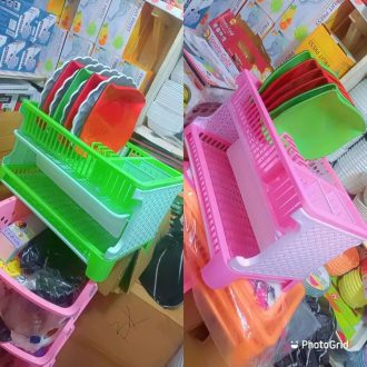 DOUBLE DECKER PLATE RACK