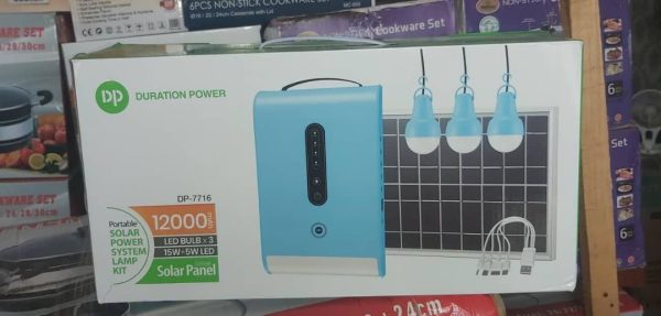 DP SOLAR PACK WITH 3BULBS AND SOLAR PANEL DP-7716