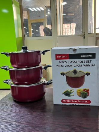 MILTON NONSTICK 3SET POT 20/22/24CM