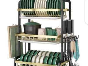 3STEP STEEL DISH RACK