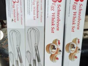 3 SCHNEEBESEN EGG WHISK SET 10092011