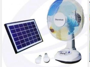 3in1 RECHARGEABLE TABLE/WALL SOLAR FAN KG2401