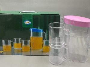 SMP ACRYLIC JUG WITH CUPS SJ02-5