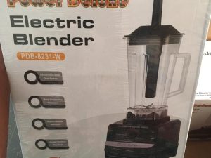 POWER DELUXE ELECTRIC BLENDER PDB-8231-W