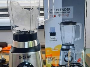 ZYRE STAINLESS/UNBREAKABLE JAR BLENDER 2 IN 1 zyre STAINLSS