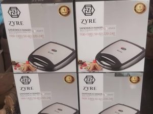 ZYRE 4 SLICE TOASTER SANDWICH MKER el-16c