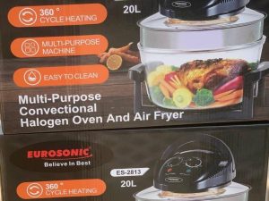 EUROSONIC MULTI PURPOSE OVEN&FRYER 20L HALOGEN ES-2813