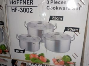 HOFFNER COOKWARE SET 3PCS HF-3002