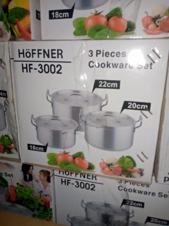 HOFFNER COOKWARE SET 3PCS HF-3002