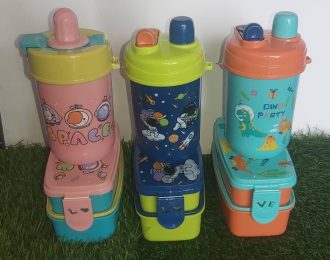 2 Step SQUARE inner plate and water bottle