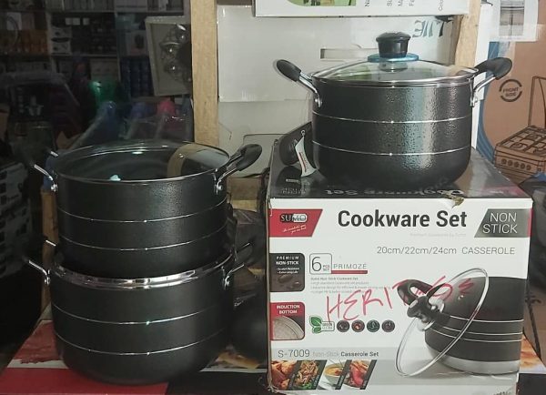 SUMO 3PC ORIGINAL NONSTICK POT S7009