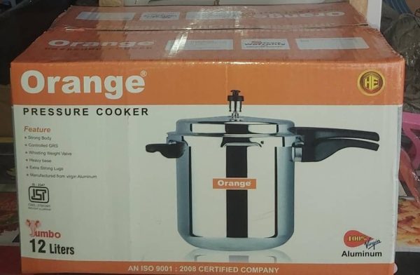 Orange Pressure Pot 12L