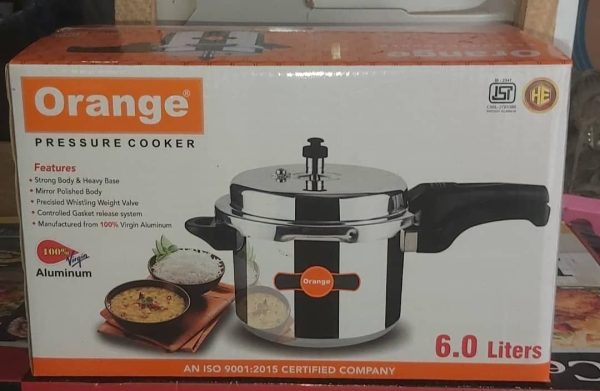 Orange Pressure Pot 6L