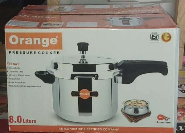Orange Pressure Pot 8L
