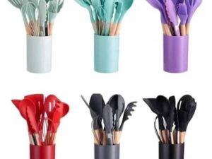 12PCS SILICON SPOON