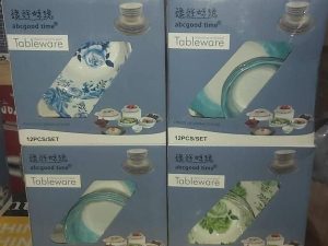 12PCS CERAMIC SERVING DISH