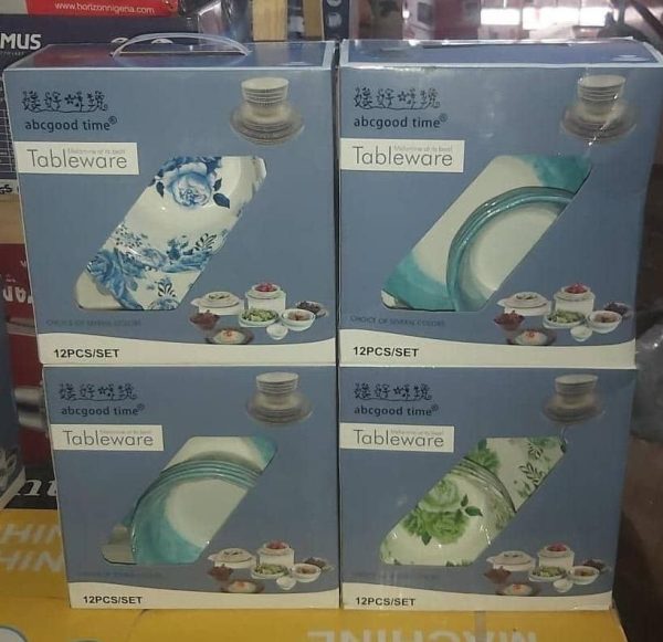 12PCS CERAMIC SERVING DISH