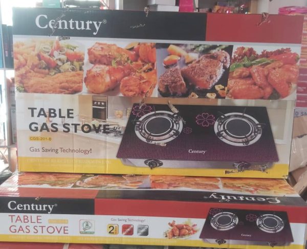 CENTURY GLASS TABLE GAS CGS-201-B