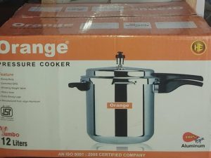 ORANGE PRESSURE COOKER 12L