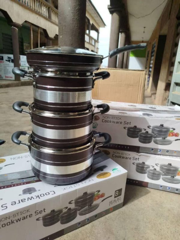 HOFFNER COOKWARE SET 8PCS HF-801