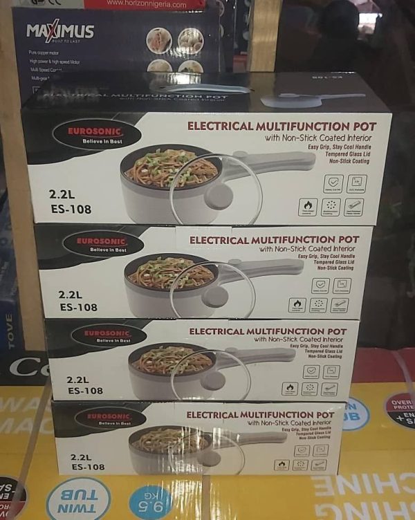 EUROSONIC ELECTRIC MULTIFUNCTION POT ES-108