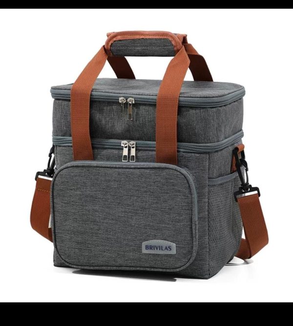 DOUBLE BRIVILLIA INSULATED LUNCH BAG (12.5L)