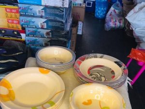 FLOWERY UNBREAKABLE PLATE SOUP HALF DOZEN