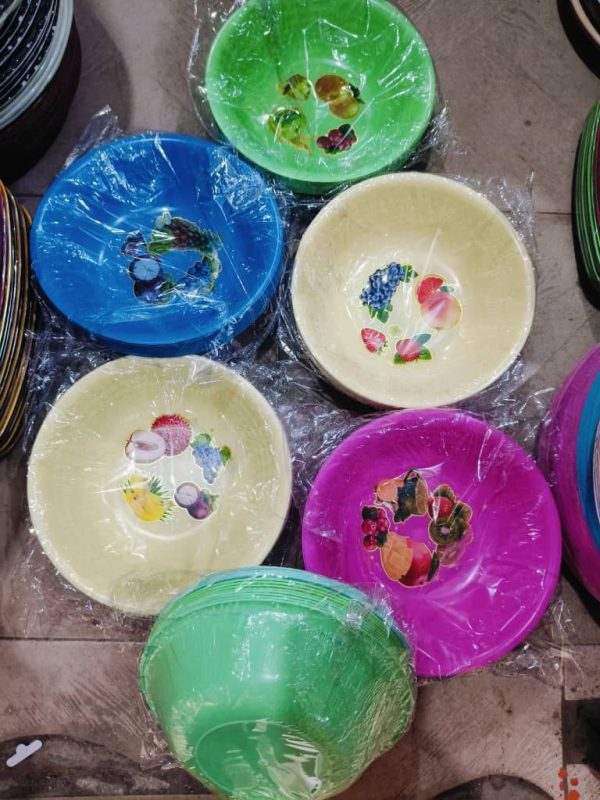 KIDDIES FLOWERY PLATE SOUP HALF DOZEN