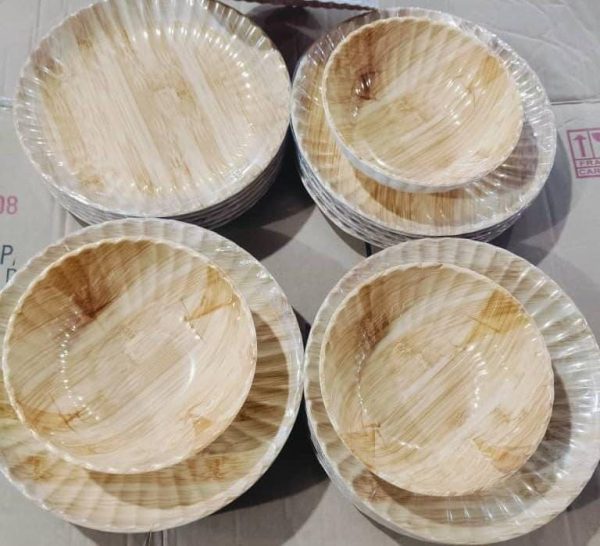 BAMBOO LOVELY PLATE FLAT HALF DOZEN