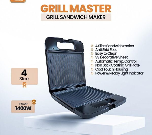GRILL MASTER SANDWICH MAKER SM-03
