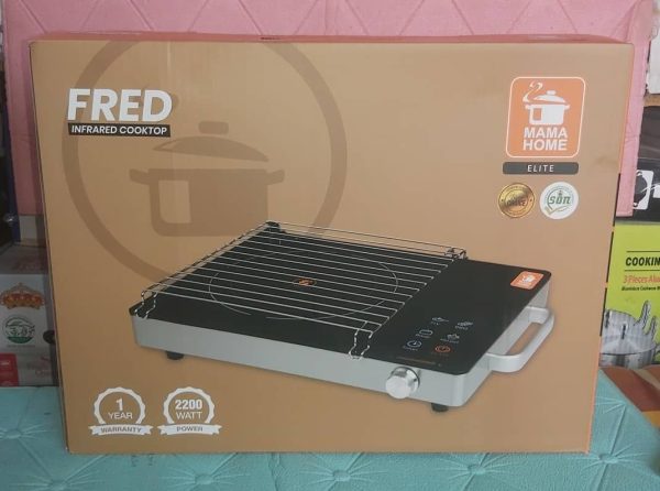 FRED INFRARED HOTPLATE COOKER WITH GRILL TOP