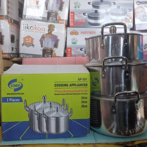 SMP 3PCS ALUMINIUM POT AP301