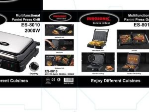 SHAWARMA PANINI PRESS GRILL EUROSONIC ES8010