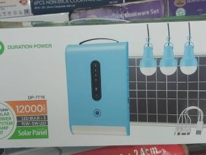 DP -7716 PORTABLE SOLAR POWER SYSTEM LAMP