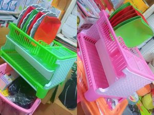 DOUBLE DECKER PLATE RACK SACVIN
