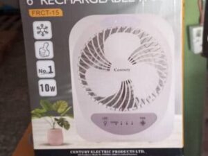 CENTURY RECHARGEABLE FAN 6INCHES FRCT-15