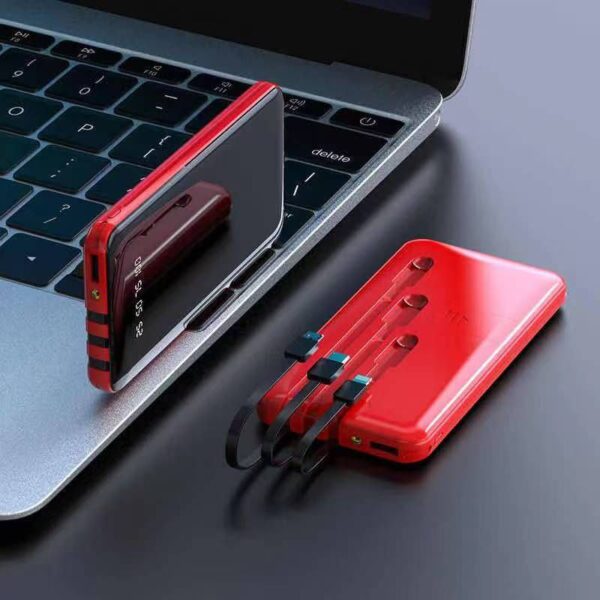 BIG 20000 MAh MULTI CORD-ATTACHED POWER BANK