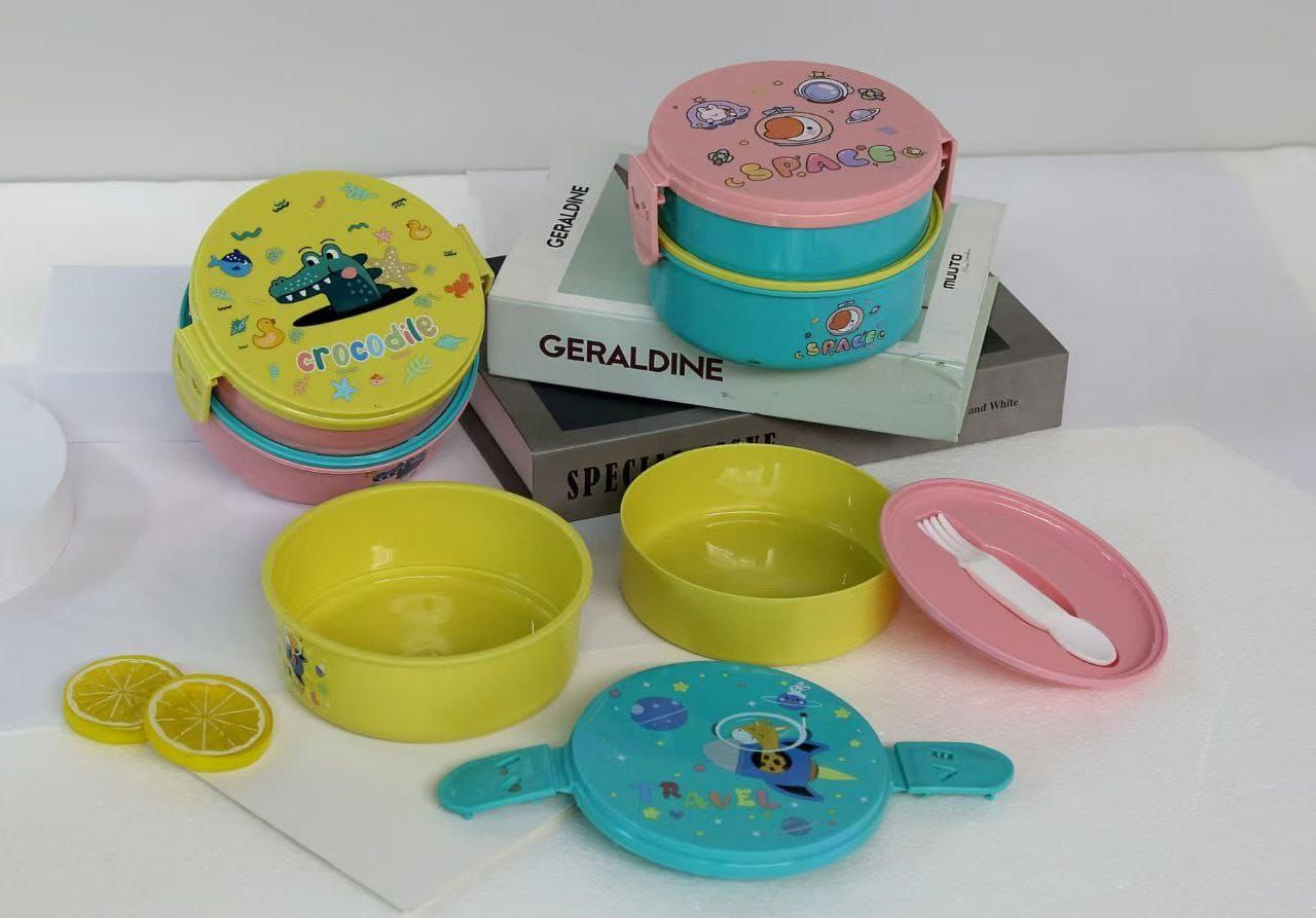 DOUBLE LAYER PLATE WITH WATER BOTTLE